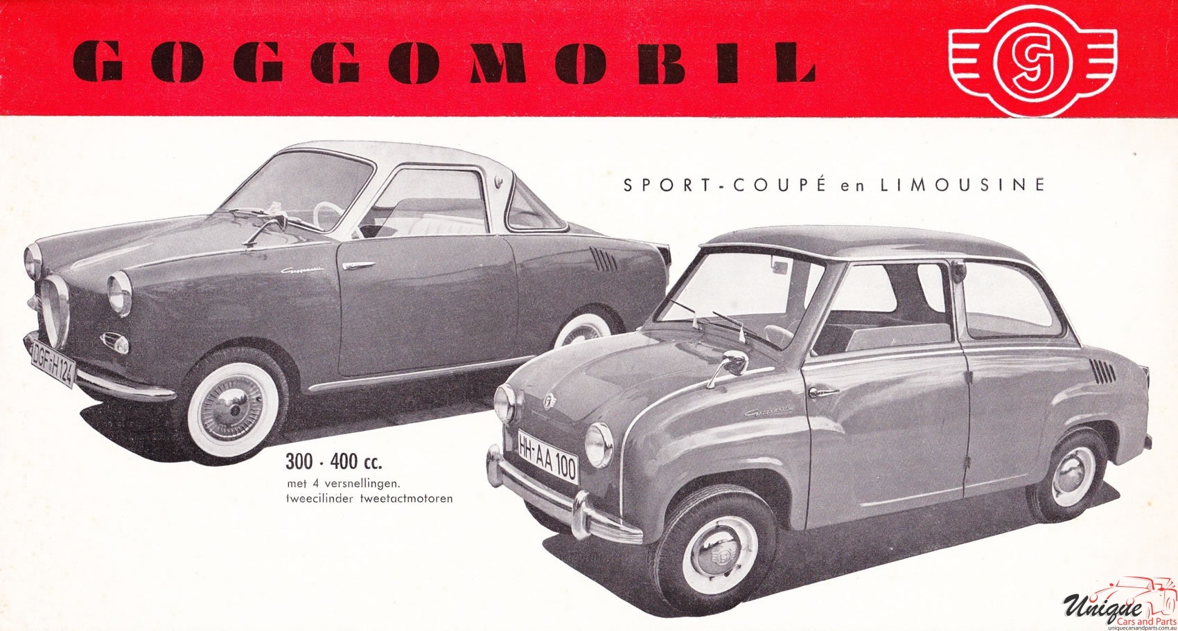 1961 Glas Goggomobil Brochure